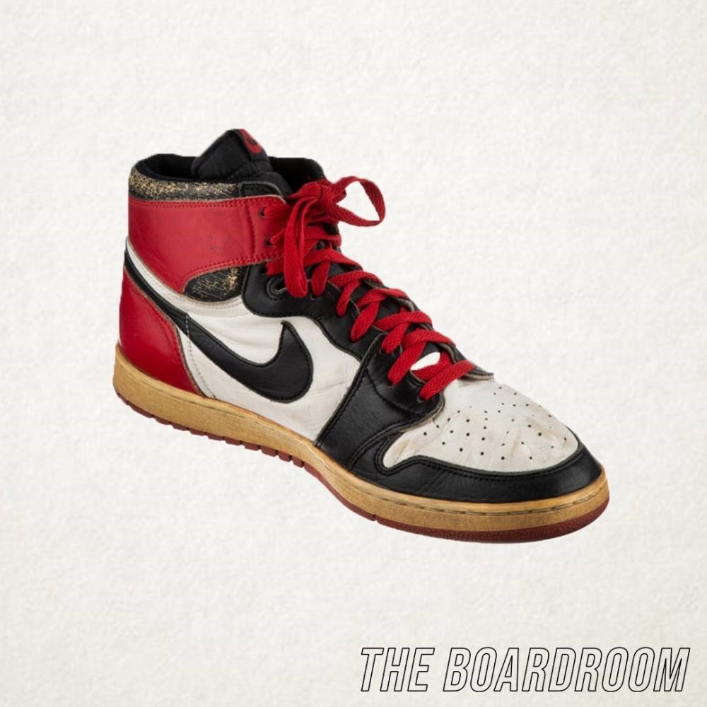 神的起点!乔丹新秀赛季所穿aj1被拍卖 以55200美元价格售出