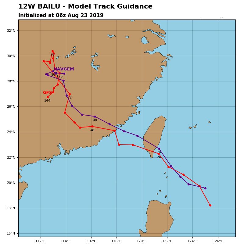 台风白鹿或25日凌晨登陆福建沿海将迎大暴雨
