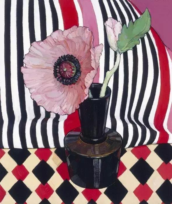 50多年她就画了这些花笔下花卉的高级感配色圈粉50万人