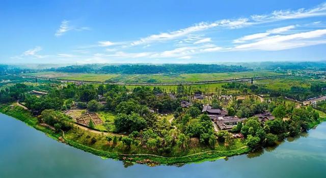 临邛文博创意产业示范区椒兰山房平乐古镇天台山景区天府红谷不止景美