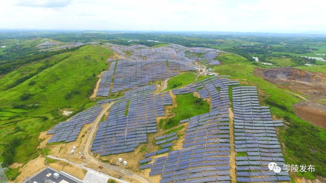 航拍接履桥街道冶木塘村3360亩荒山变"金山".