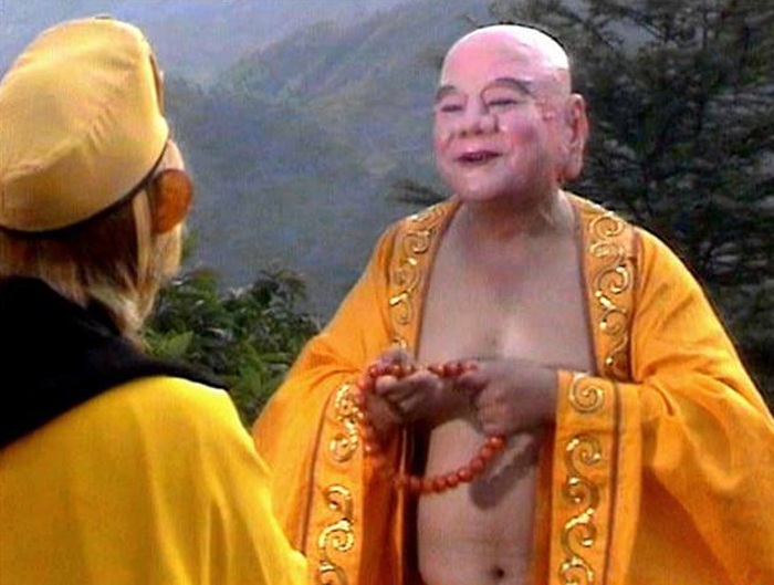 弥勒佛帮孙悟空降服黄眉老佛