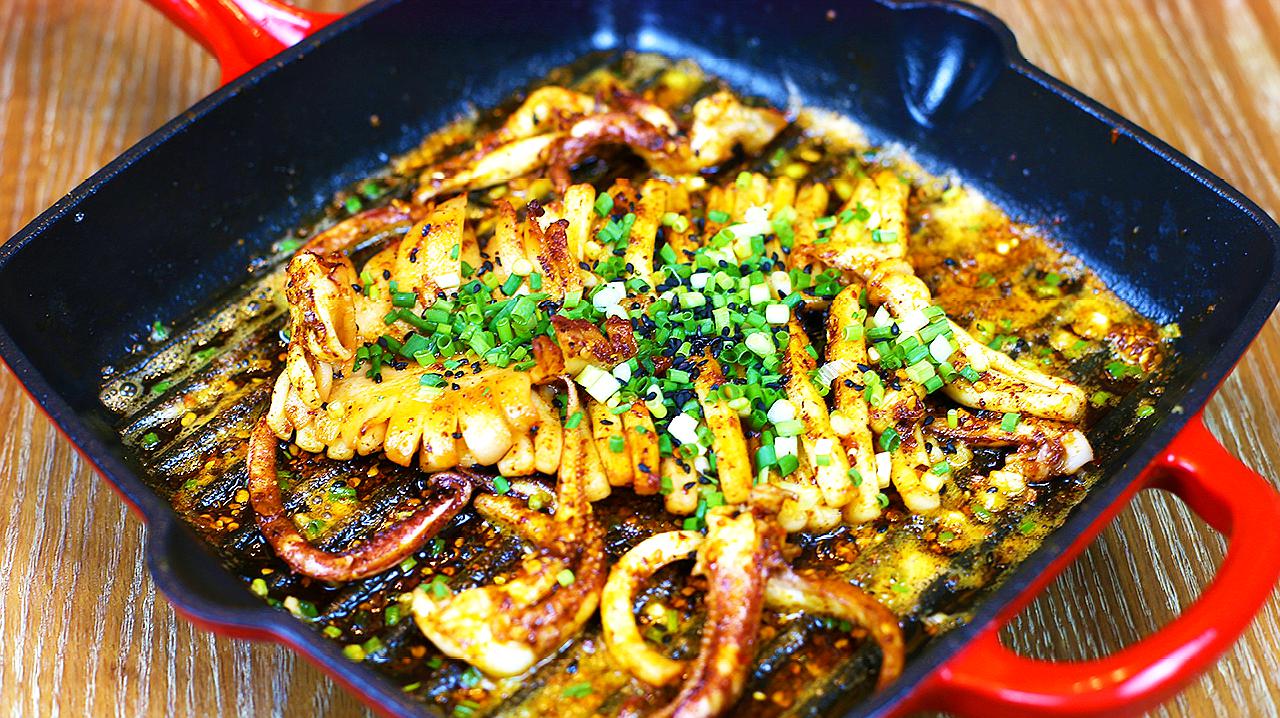 吃了20年的鱿鱼这种烤鱿鱼还是第一次见吃一次就念念不忘香