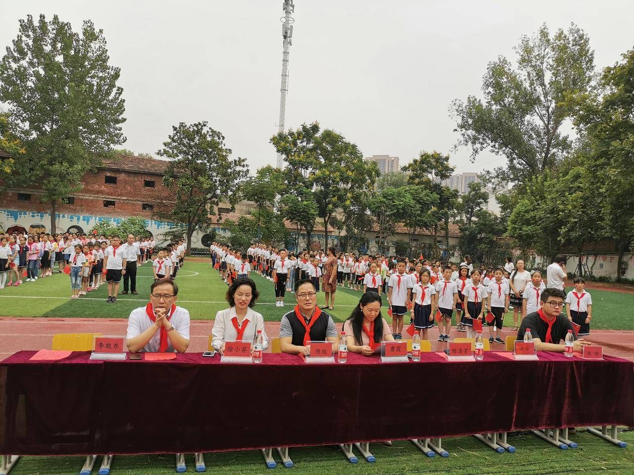 钢城十二小举行开学典礼庆祝新中国七十华诞