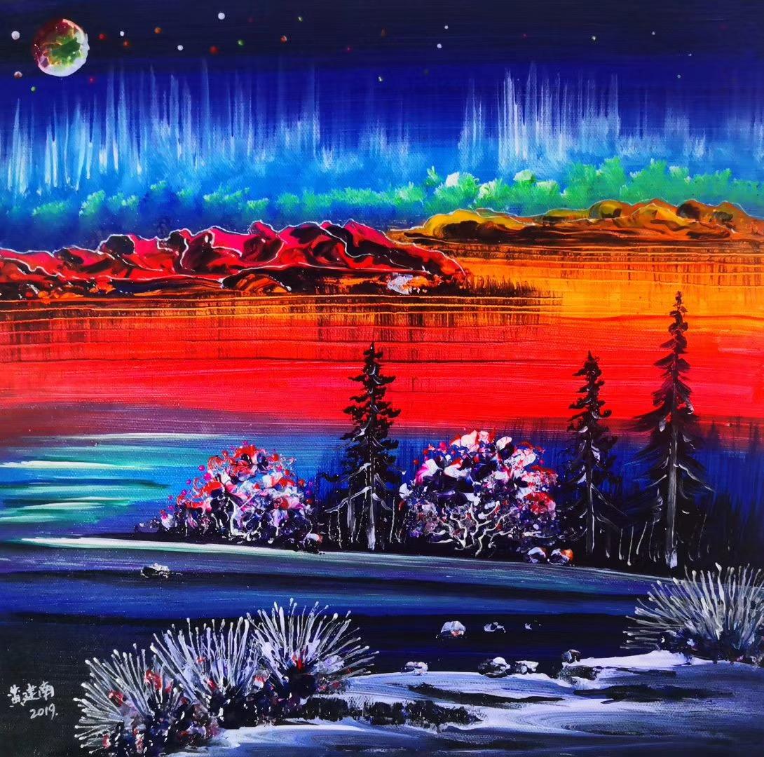 欣赏黄建南油画解析写实画和抽象画的特点和不同之处