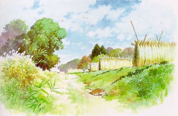 男鹿和雄水彩场景手绘作品欣赏发现生活中的美好