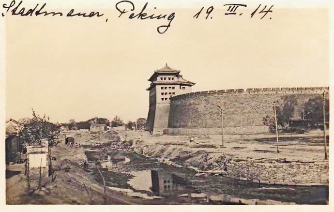 消失的老北京城门城墙系列组图内城九门之二德胜门