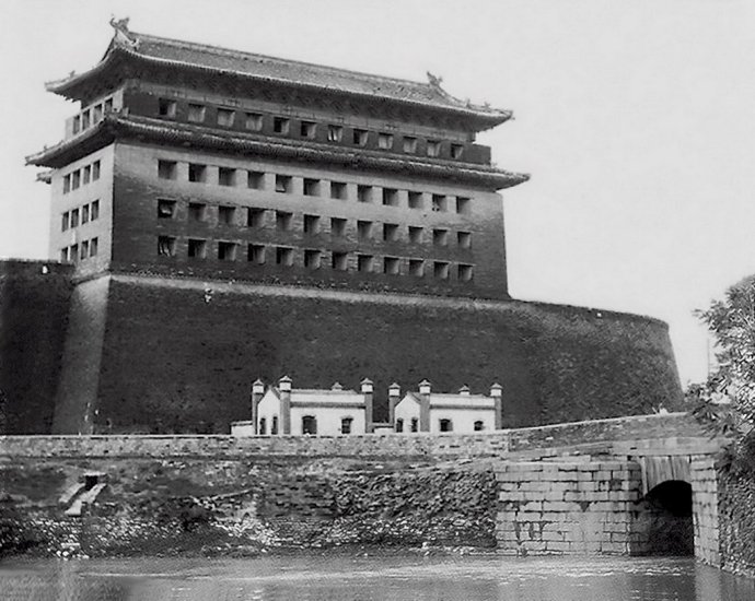 消失的老北京城门城墙系列组图内城九门之二德胜门