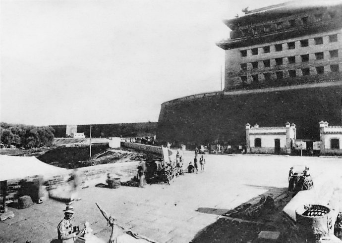 消失的老北京城门城墙系列组图内城九门之二德胜门