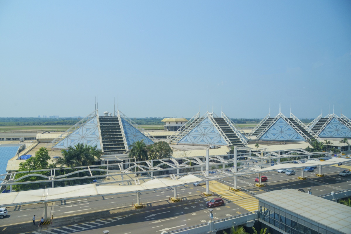 海口美兰机场候机楼图片