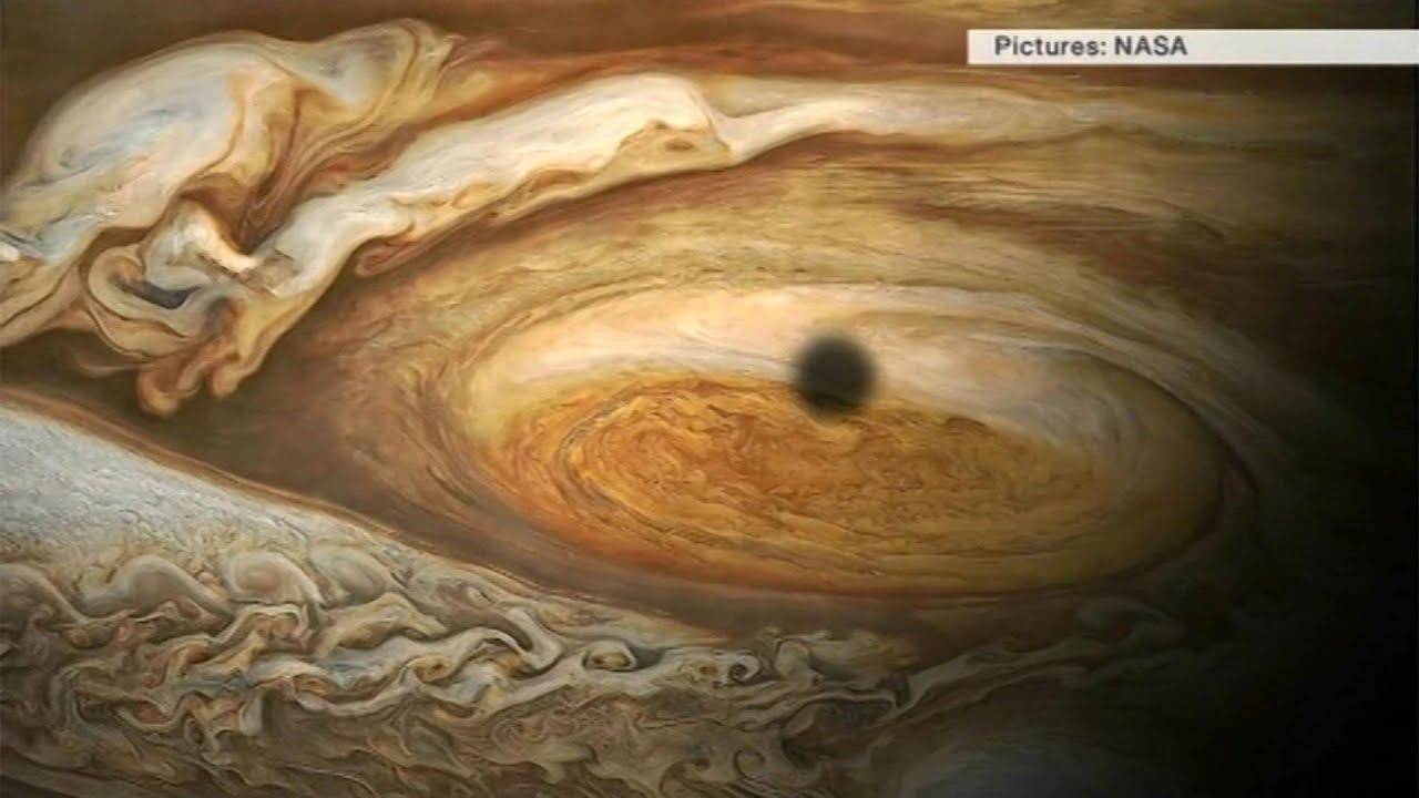 [天文在线]点赞！哈勃太空望远镜又拍到木星高清图片了，这次大红斑清晰可见