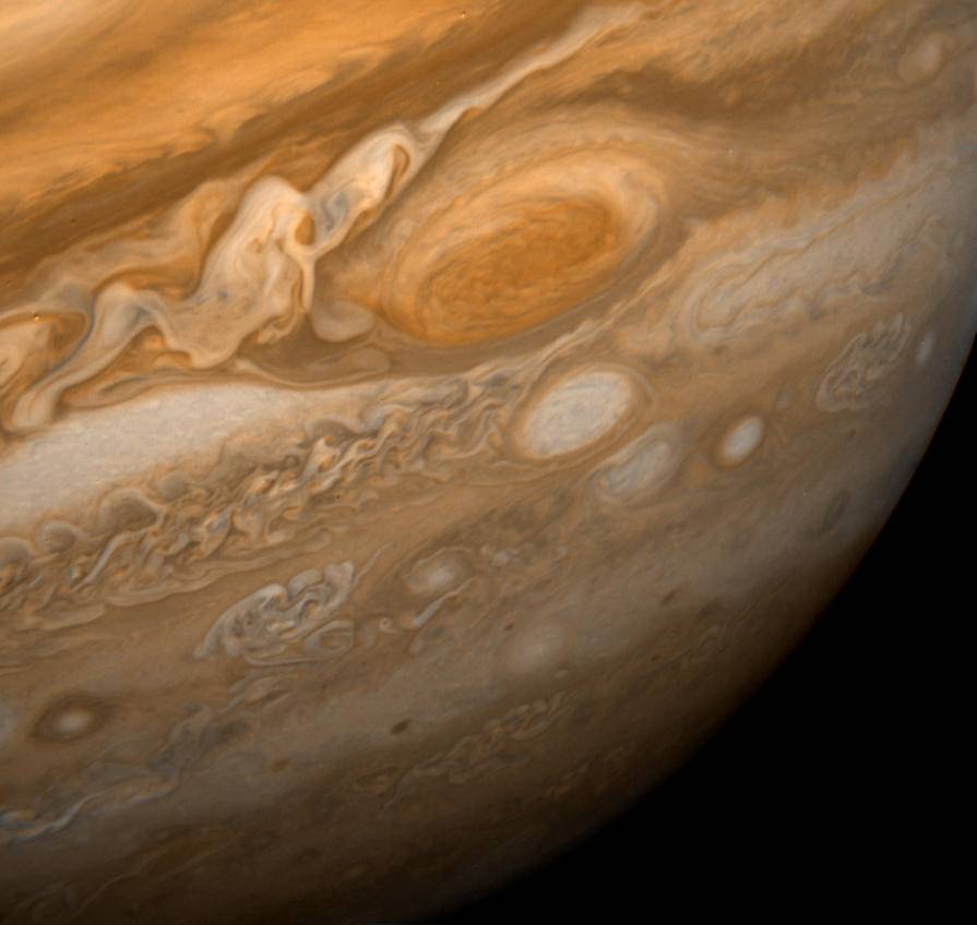 [天文在线]点赞！哈勃太空望远镜又拍到木星高清图片了，这次大红斑清晰可见