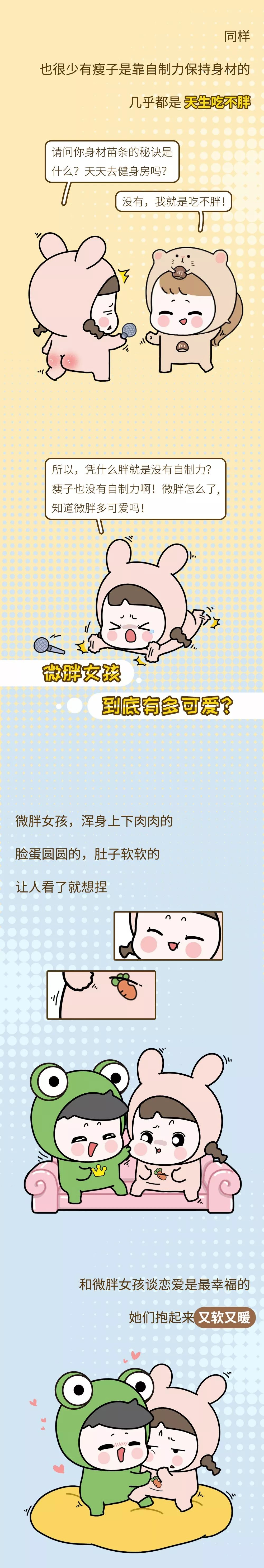 人民日报@「荐读」微胖女孩有多可爱？（100斤以下勿进）