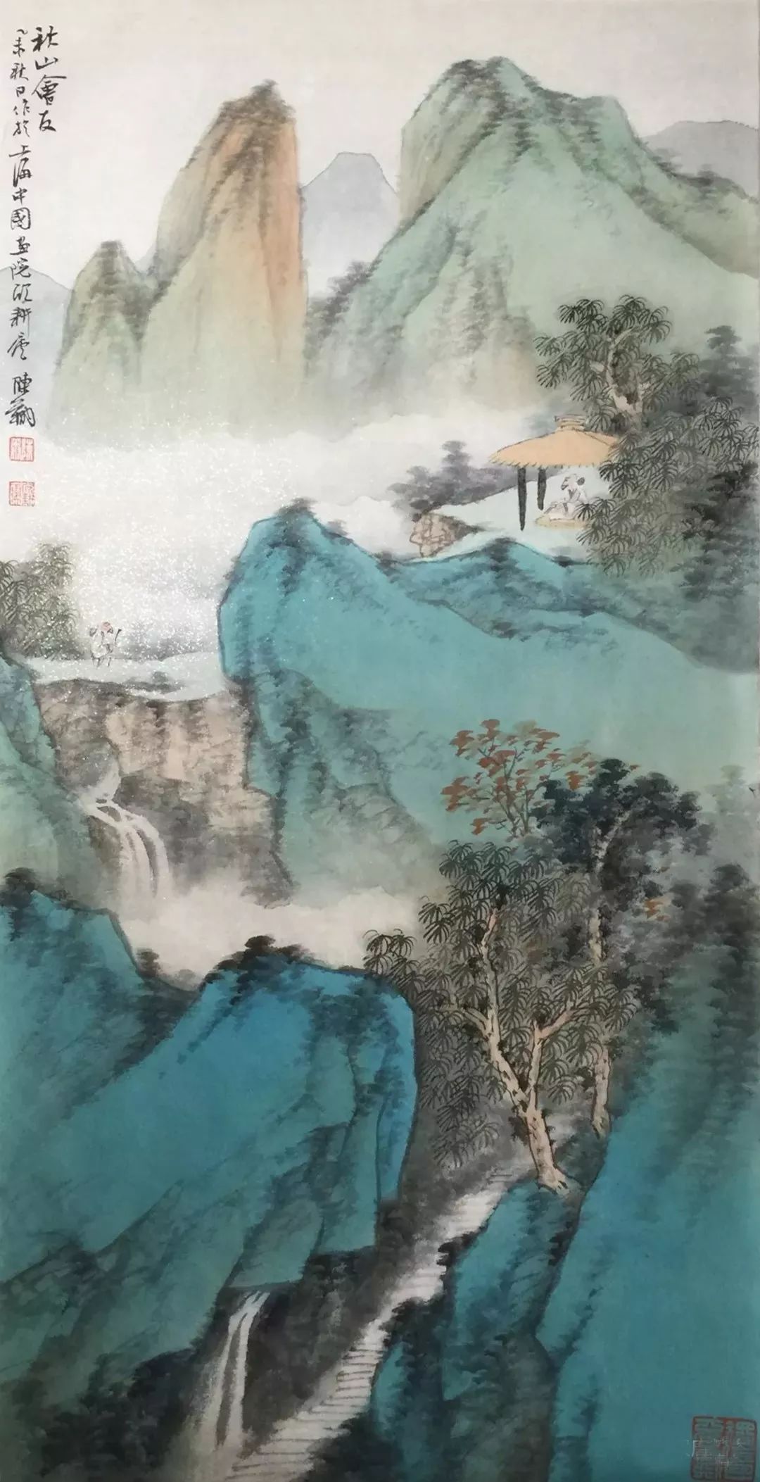 海派空间传统的力量说说陈翔的山水画