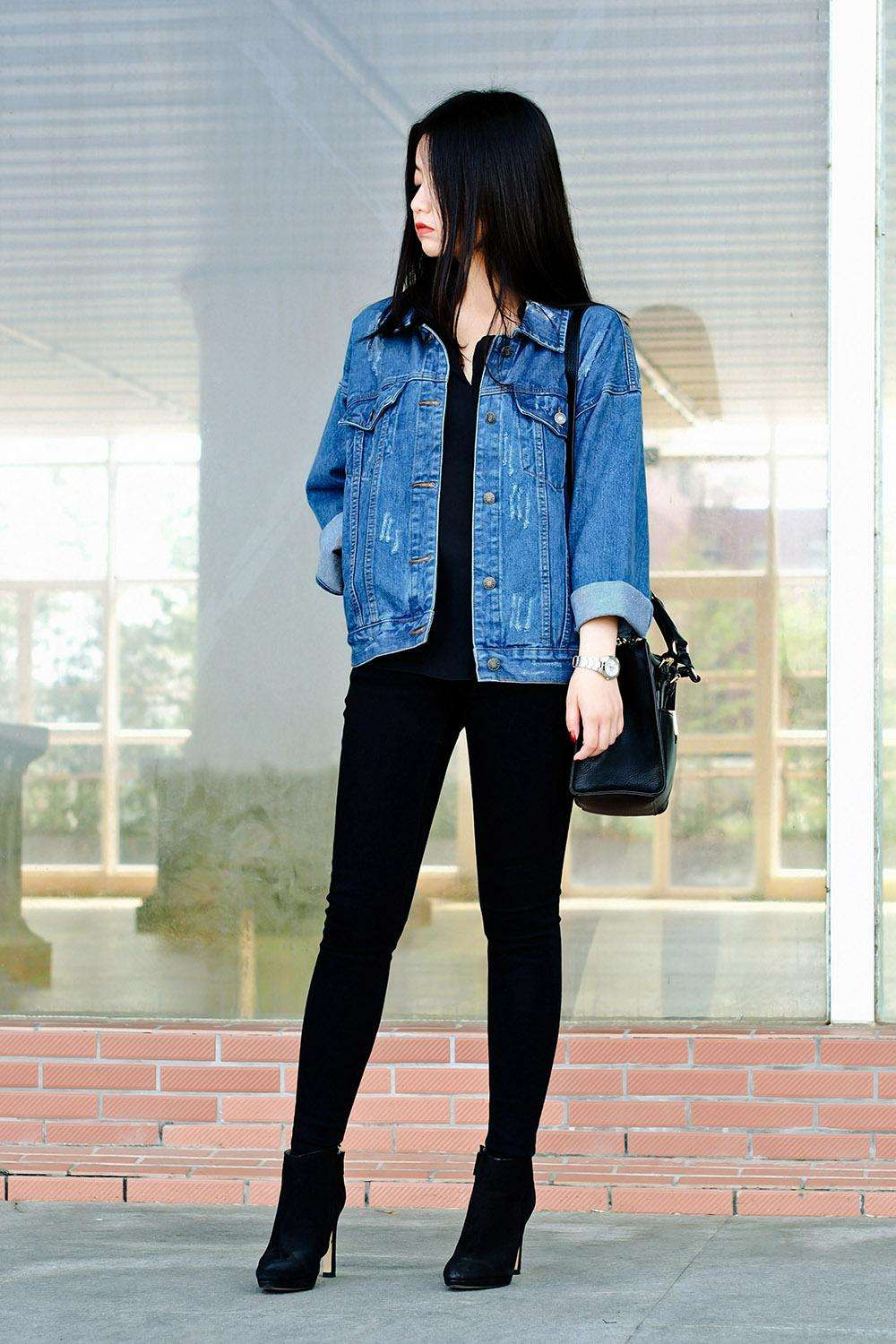 #Seven聊时尚#1米5的小个子时尚穿搭！这样穿又酷又仙，总有一套适合你哦！