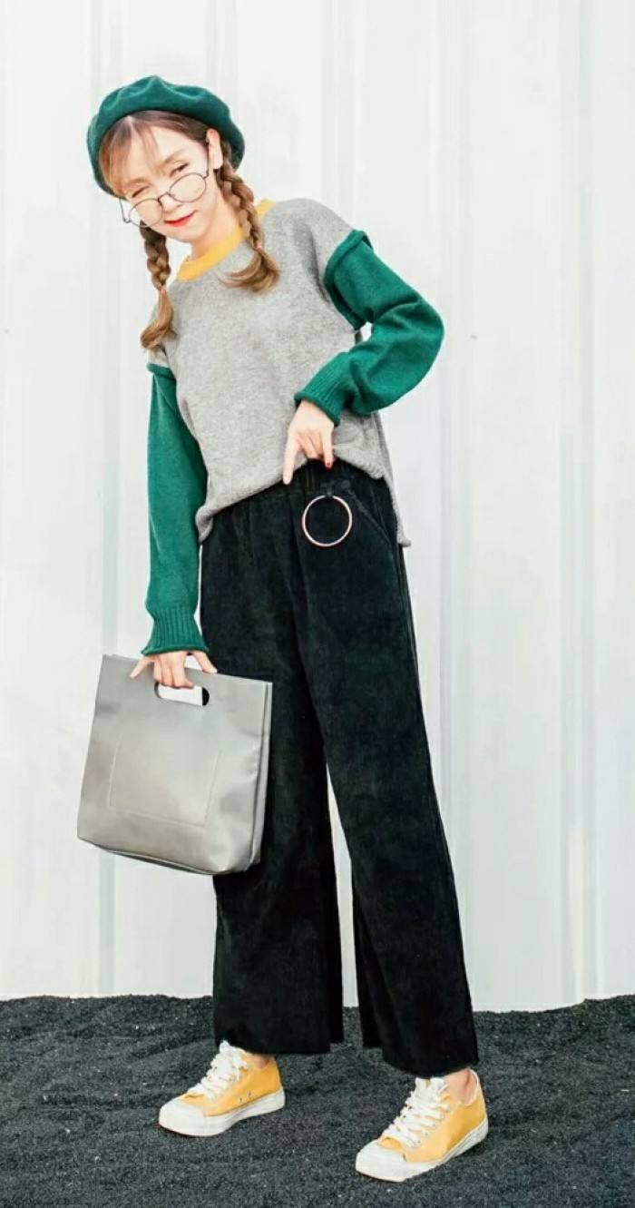 #Seven聊时尚#1米5的小个子时尚穿搭！这样穿又酷又仙，总有一套适合你哦！