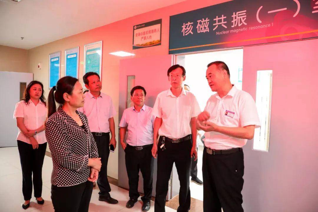 郓城县委常委组织部长李璐璐到郓城县人民医院检查指导科