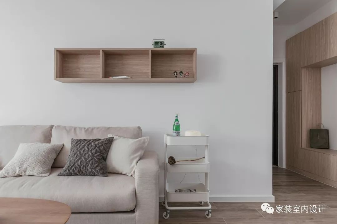 #中国质量万里行#120m2自然风两居，白色+原木色，轻盈舒适而美好！