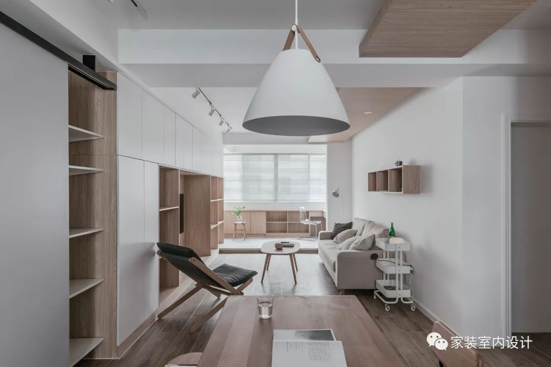 #中国质量万里行#120m2自然风两居，白色+原木色，轻盈舒适而美好！