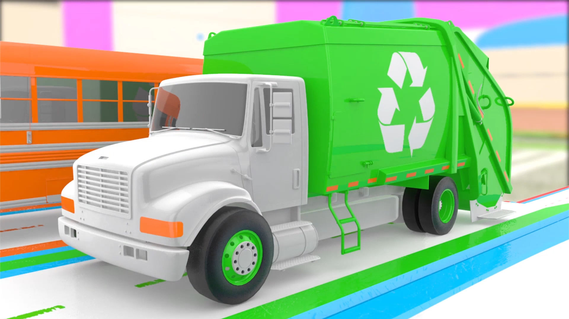 乐享知识乐园教你认识绿色的垃圾车