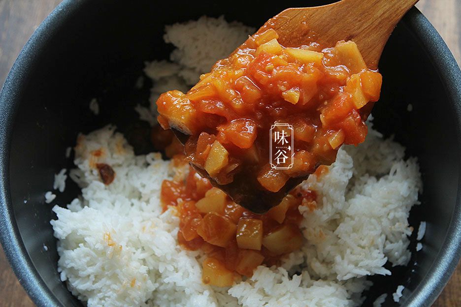 味谷的厨房@剩米饭巧搭配，三下两下变成营养主食，酸甜开胃，好吃到舔盘