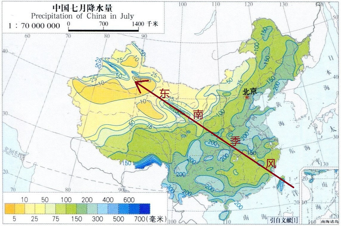[地理沙龙号]我国气候中的“降水”分布特点是怎样的？