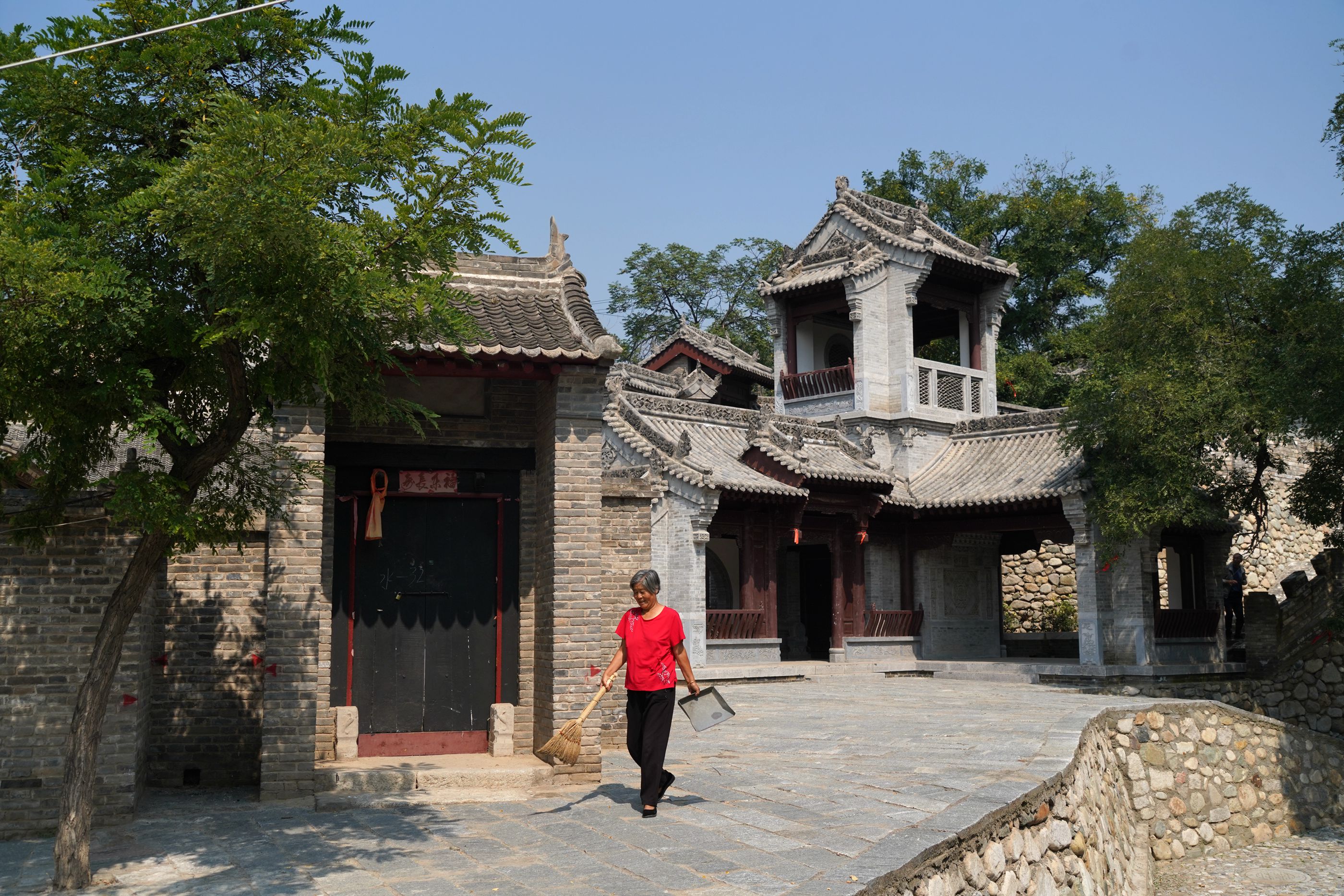 水坡古巷南侧的复古建筑陕西省潼关古城,是我国古代著名关隘之一,它
