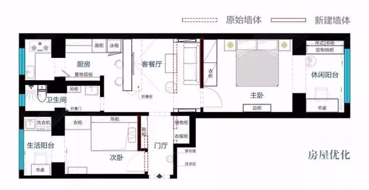 [中国质量万里行]63平的手枪型小户型二居室，两个阳台好让人羡慕