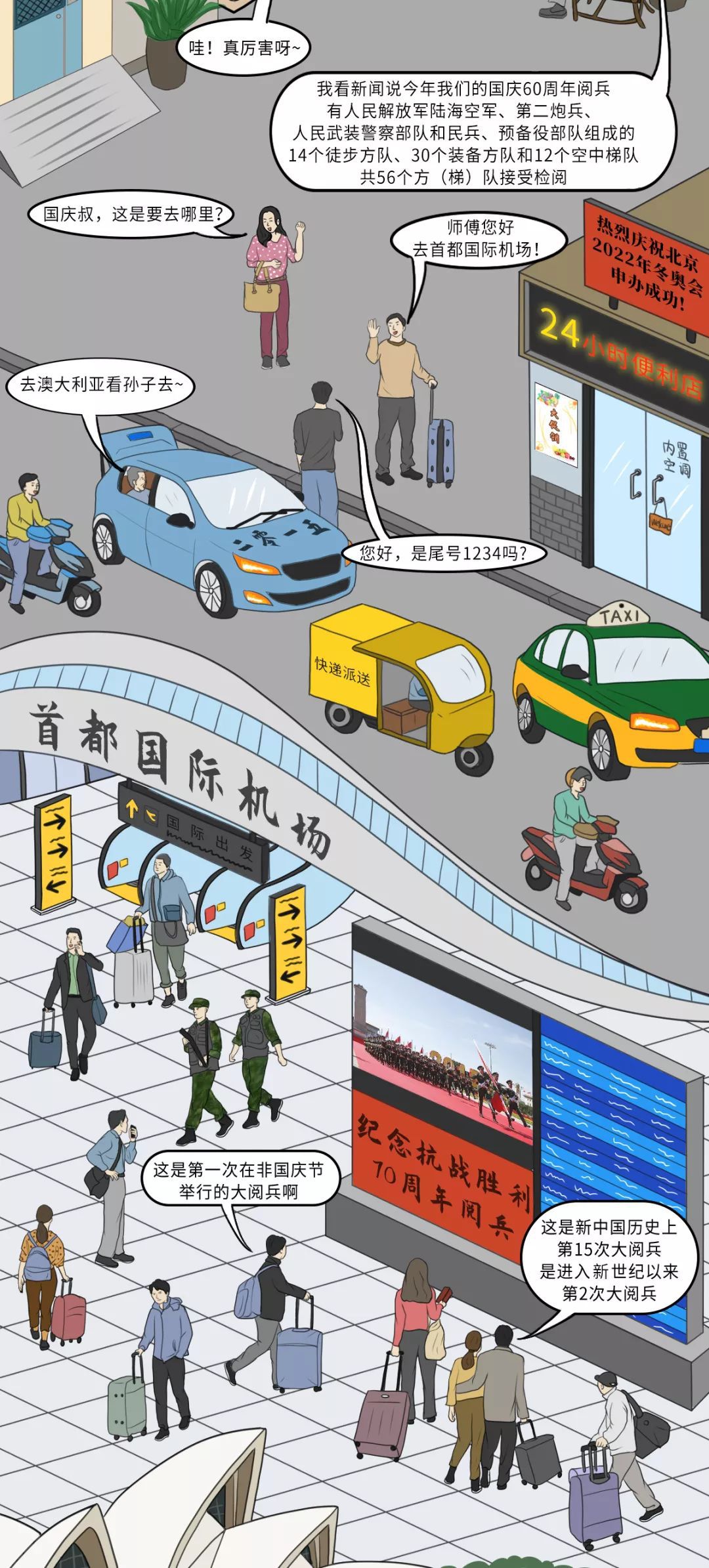 「爱奇艺」今年，你在哪里看阅兵？