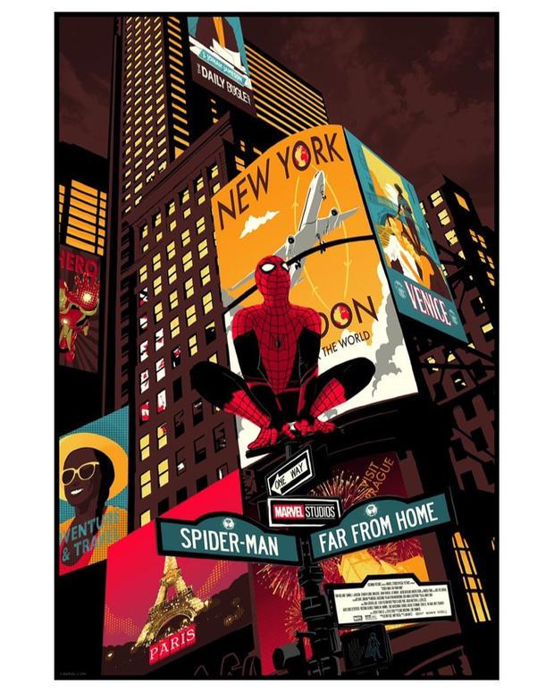 [时光网Mtime]“蜘蛛侠”“复联4”“惊队”齐发艺术海报