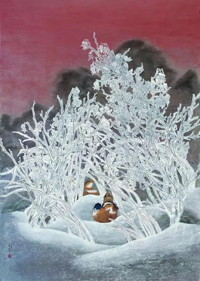 冬已至雪正飞看看那些国画中的美丽雪景