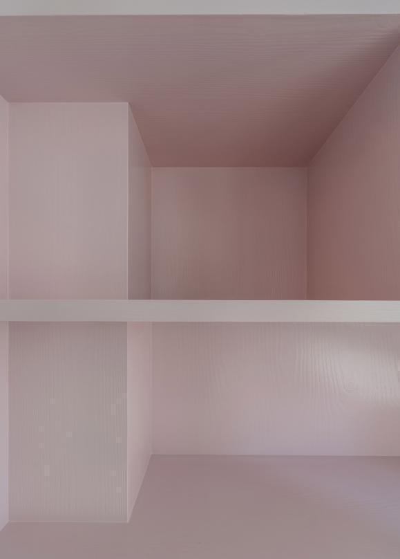 #中国质量万里行#阳台下水管外露太丑，请木工打个收纳柜，直接包到顶，粉色好洋气