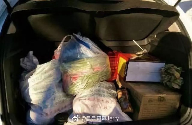 「半岛晨报」网友狂晒返程后备箱！有父母放了一头猪进去……