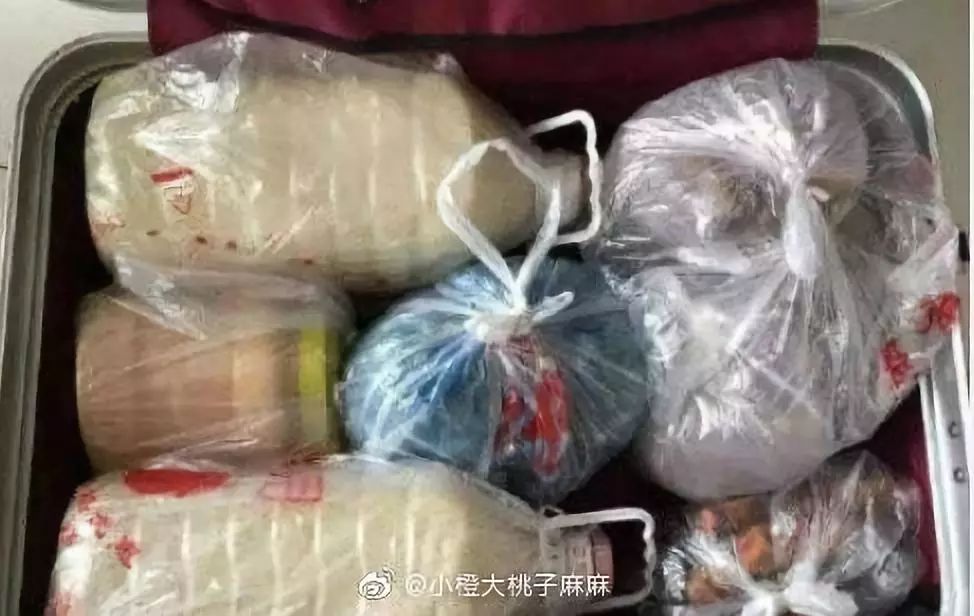 [快报盐城]网友狂晒十一返程后备厢！最夸张：父母放了一头猪进去……