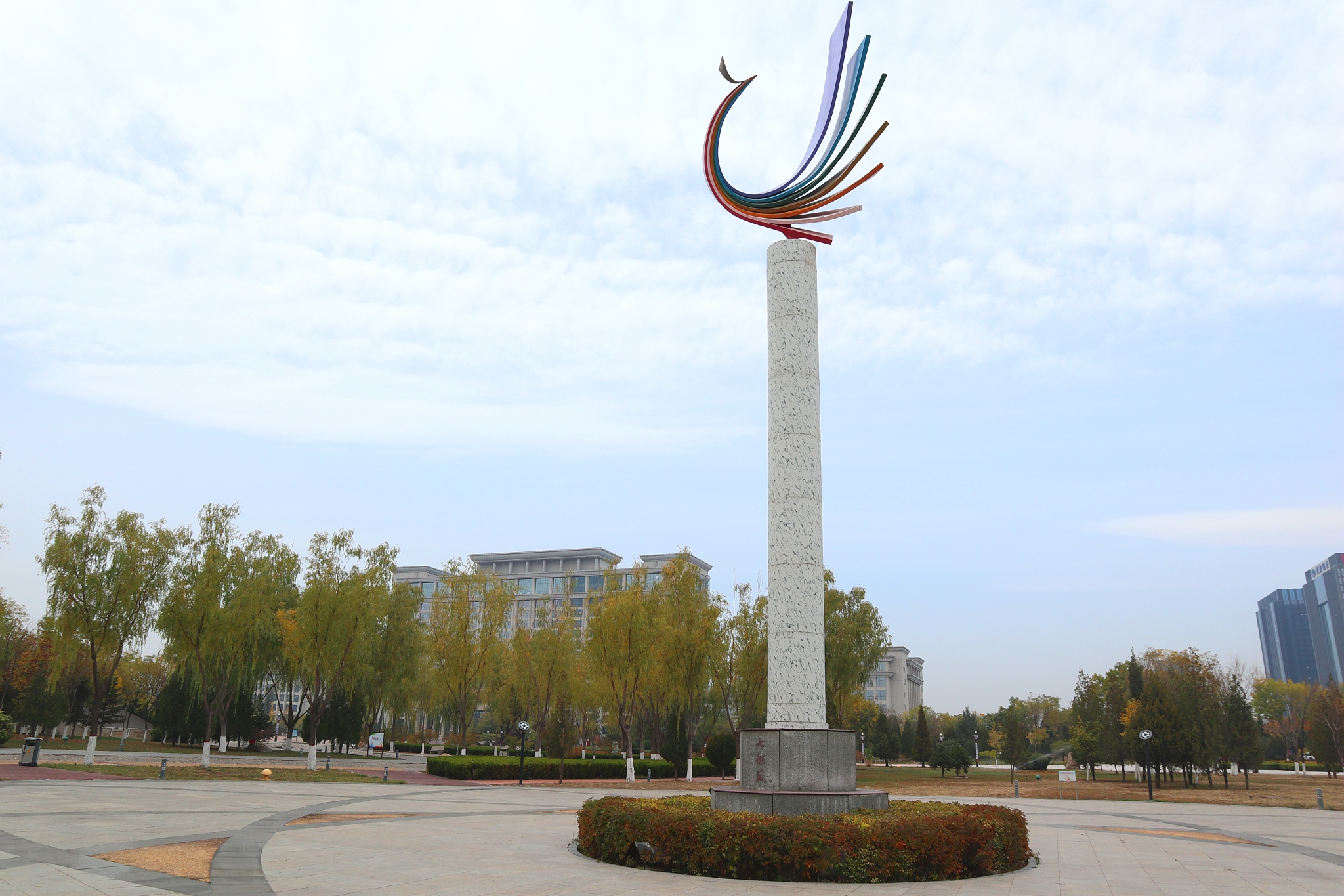 银川人民广场上隐藏着一条小黄河你发现了吗