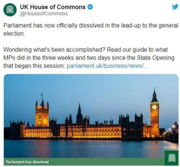 【经济日报】英国议会宣布正式解散
