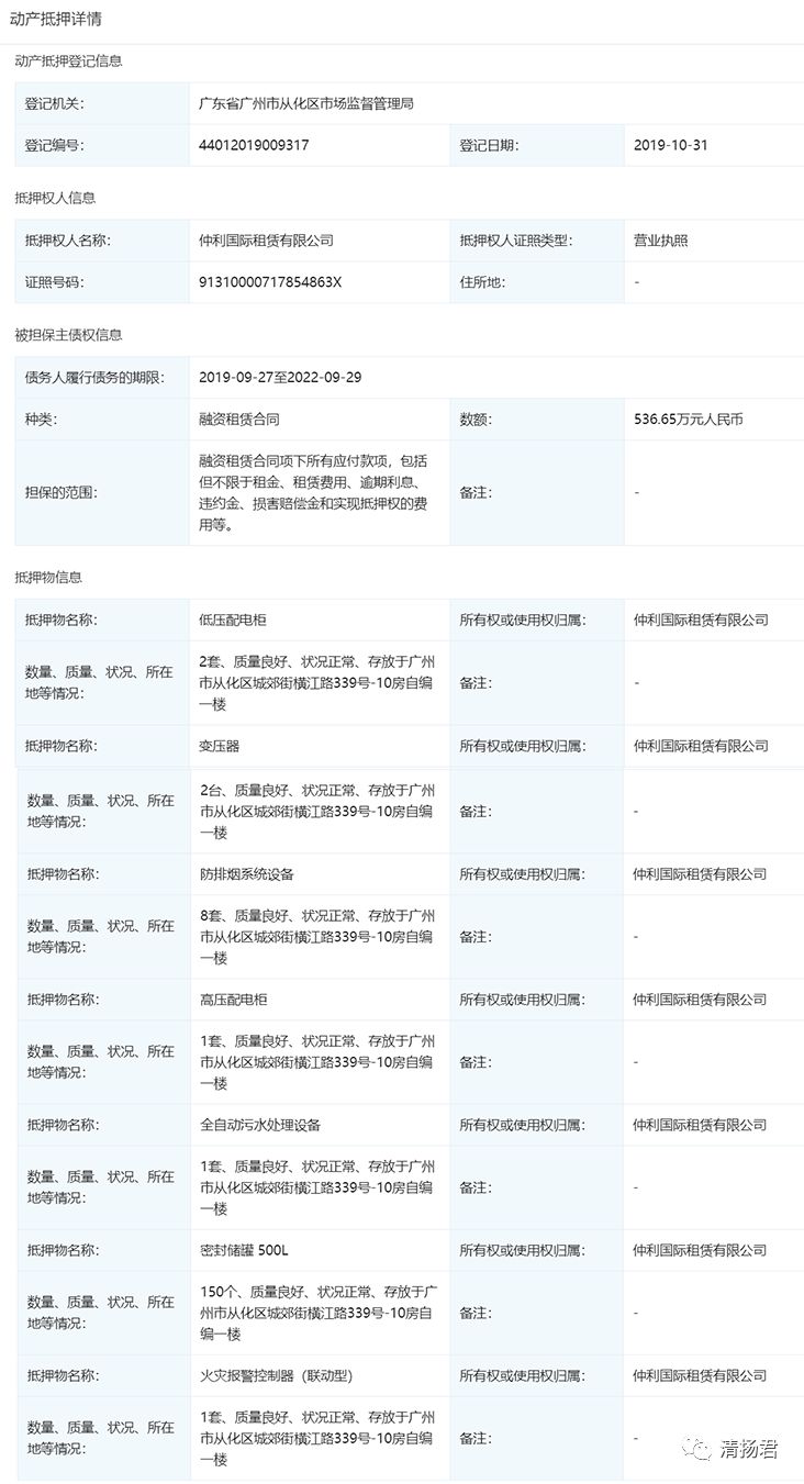 中国质量万里行@多美生物连载七：近日被强制执行91万 继续质押相关设备536.65万