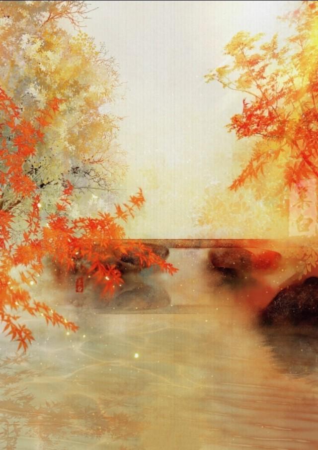 人间真的有世外桃源!看完这些唯美古风场景插画,桃花今夜入梦来