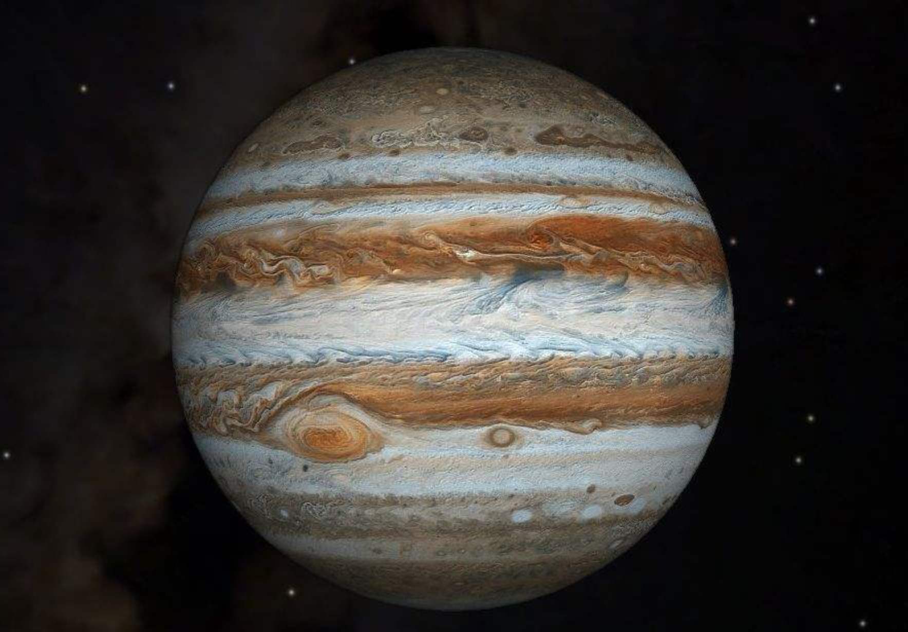 木星云层上的裂隙是漩涡热点