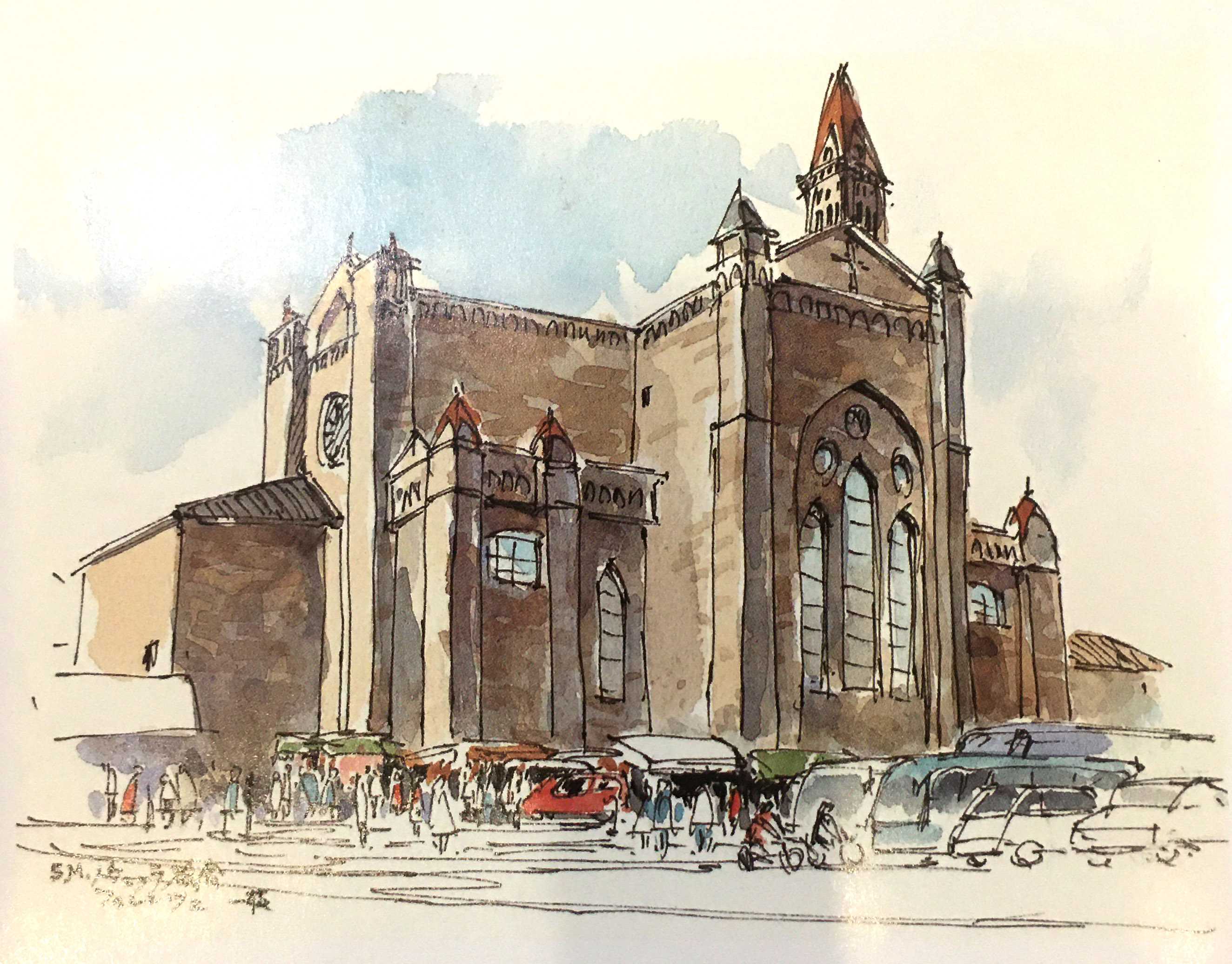 31幅清新的水彩风景画画的非常棒收藏了照着临摹