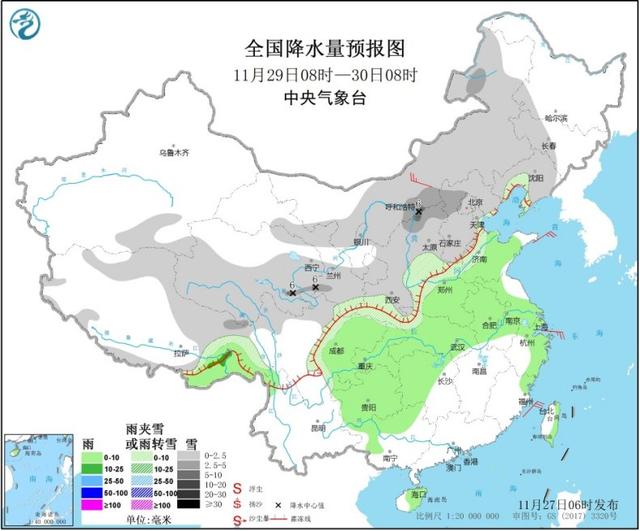 「河南交通广播」冷空气影响中东部地区 将有雨雪天气