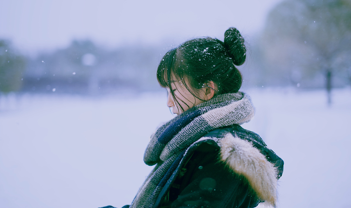 雪景图片大全人物图片