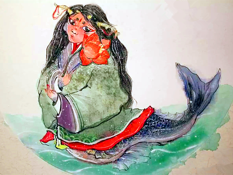 人鱼源自山海经上古异兽变成美人形象转变分3个阶段