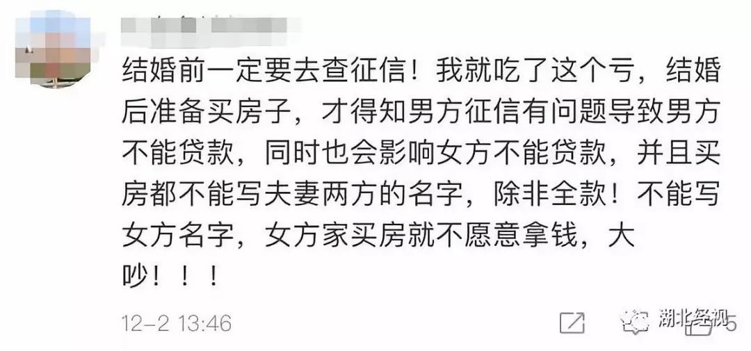 [经济日报]婚前查了男友征信，还是分手吧！