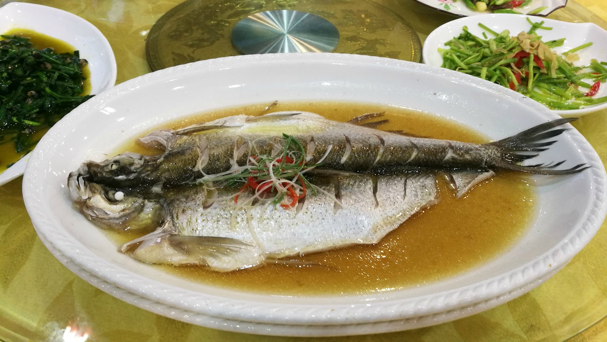 白鱼:同里太湖三白之一,同里的白鱼多以清蒸和白灼为