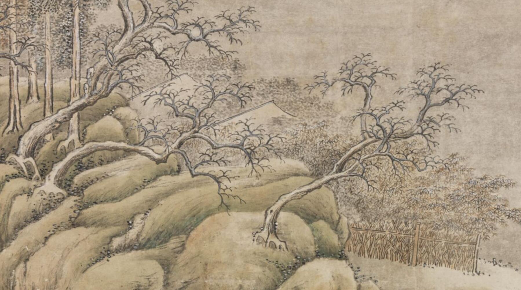 《仿王维江山雪霁轴》