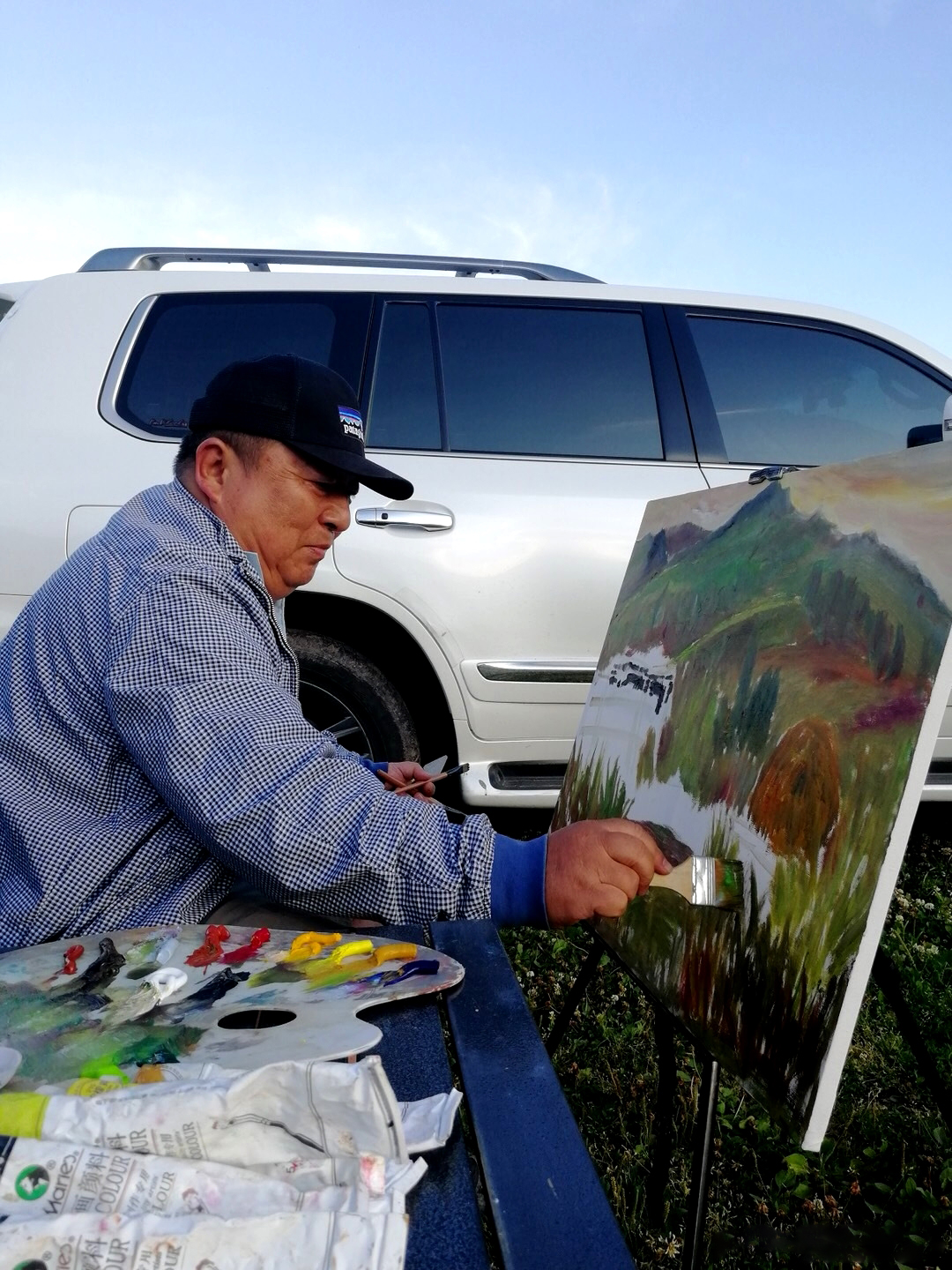 央视主持人董浩,原来是个好画家!