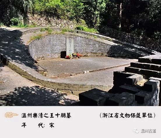 王十朋墓的石像生,原有残存石兽五件,石俑两尊.