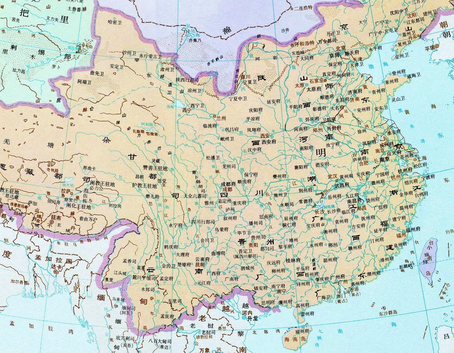 中国古代地图 最大图片