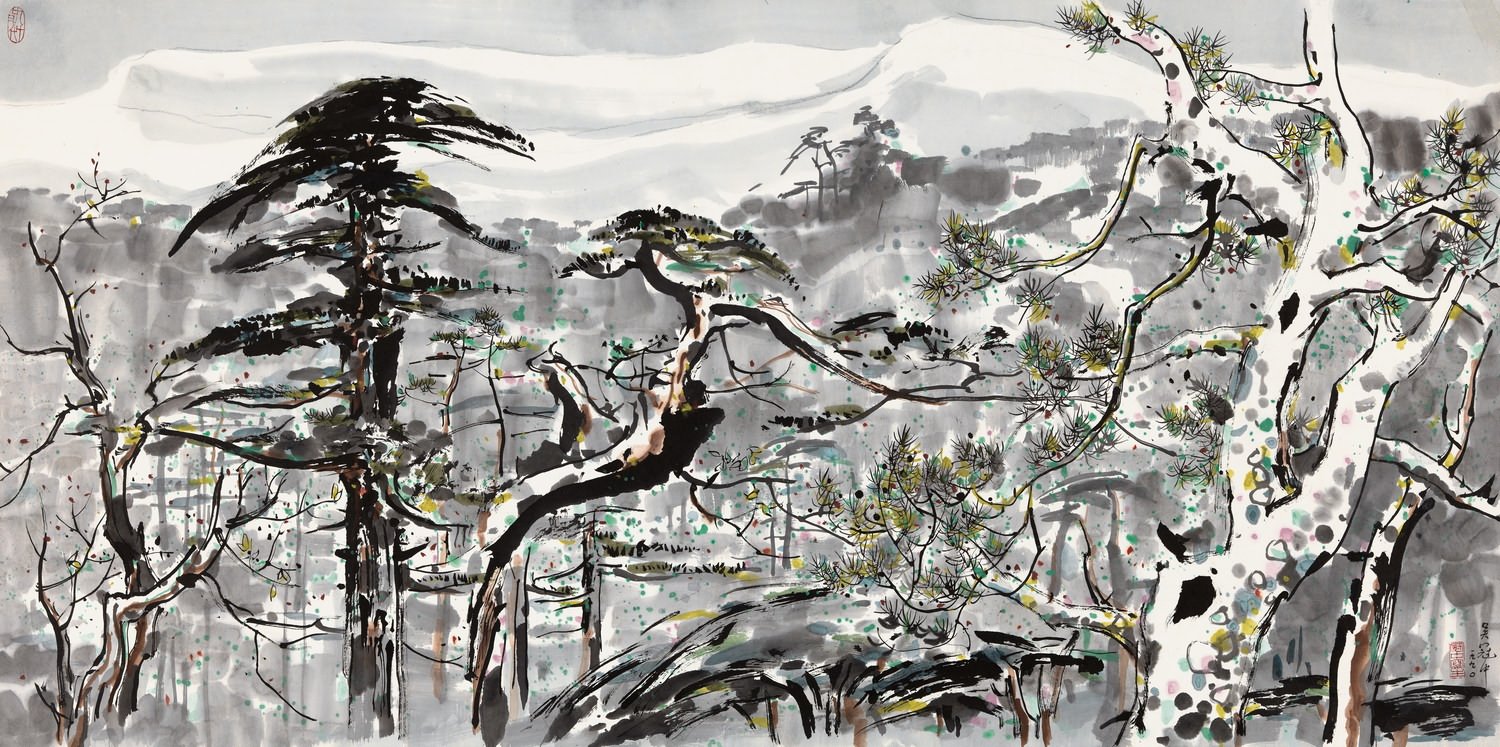 北京下雪了赏名家笔下的雪景画